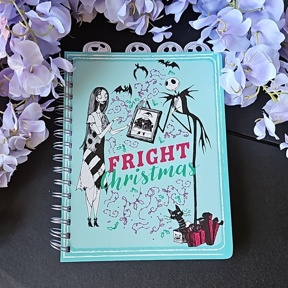 Disney's Nightmare Before Christmas Fright Christmas Tabbed Notebook NWT